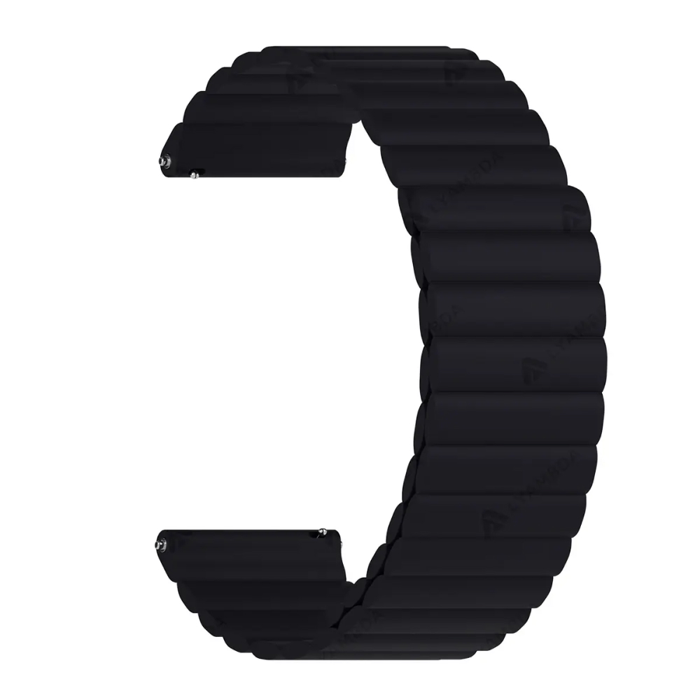 Ремешок силиконовый для часов Lyambda Acrux 22мм, черный
